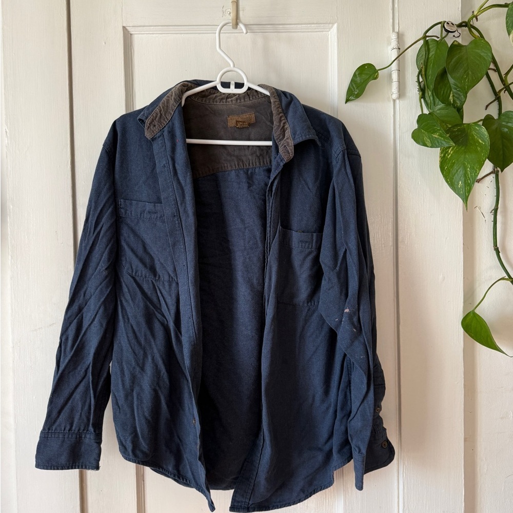 Faded Glory vintage size L Men's Dark Blue Shirt Jacket